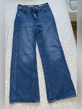Levi's Dark Blue Wide-Leg Jeans